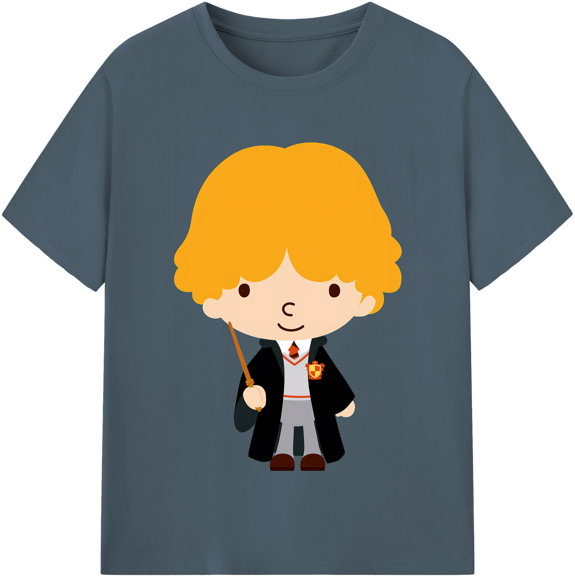 （画像用） Harry Potter ハリー・ポッターシリーズ 綿100％半袖Tシャツ（フロントプリント）